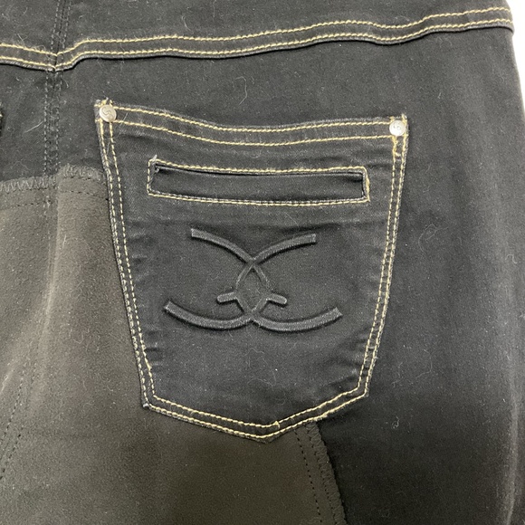 Goode Rider Equestrian Jean Denim Full Seat Mid Rise Breeches Style# 14901  Sz34 - Picture 7 of 11